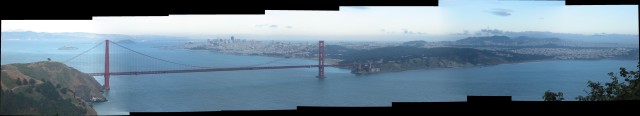 Golden Gate Bridge Pano by Autostitch