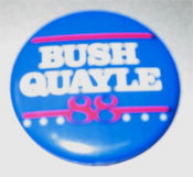 Bush Quayle Button